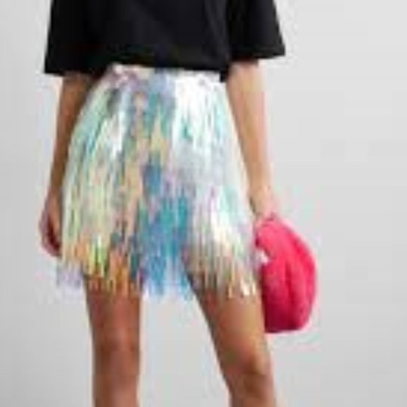 Dolce & Gabbana Holographic Tassel Mini Skirt - Picture 6 of 7